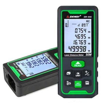 Máy đo khoảng cách SNDWAY SW-50G 50m Tia laser xanh