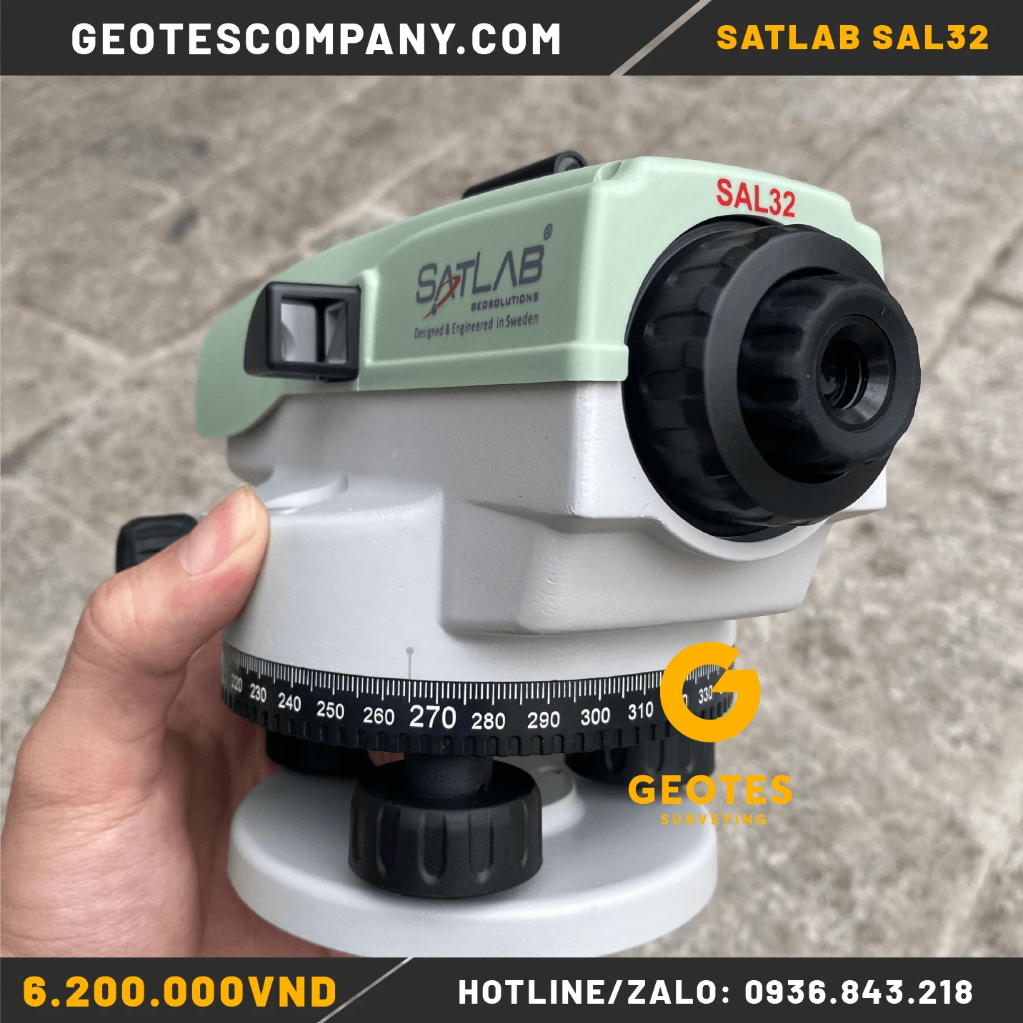 Máy thủy bình SATLAB SAL32 zoom 32x